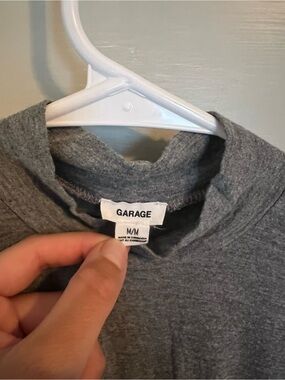 Garage mock neck bodysuit